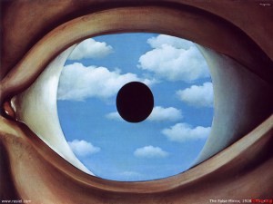 R.Magritte - Il falso specchio